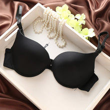 Load image into Gallery viewer, Solid Color Front Button Push Up Bra