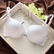 Load image into Gallery viewer, Solid Color Front Button Push Up Bra