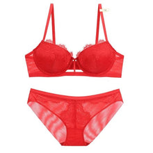 Load image into Gallery viewer, Floral Bra Underwear Set