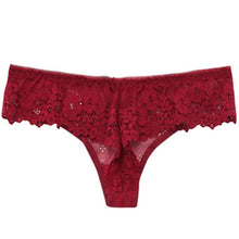 Load image into Gallery viewer, Low-Rise Embroidered Sexy Thong