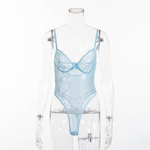 Load image into Gallery viewer, Sexy Lace Romper Bodysuit