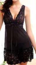 Load image into Gallery viewer, Delicate Lace Sheer Nightgown