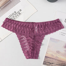 Load image into Gallery viewer, Sexy Mid-Rise Lace Thong