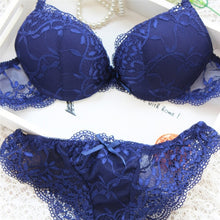 Load image into Gallery viewer, Floral Lace Embroidery Lingerie Set
