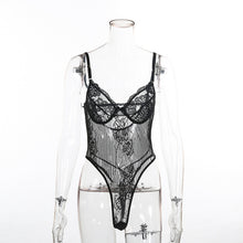 Load image into Gallery viewer, Sexy Lace Romper Bodysuit
