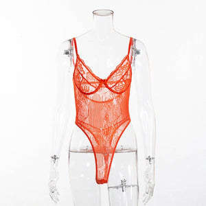 Sexy Lace Romper Bodysuit