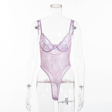 Load image into Gallery viewer, Sexy Lace Romper Bodysuit
