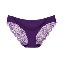 Load image into Gallery viewer, Mid-Rise Seamless Lace Briefs
