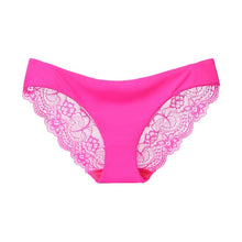 Load image into Gallery viewer, Mid-Rise Seamless Lace Briefs
