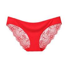 Load image into Gallery viewer, Mid-Rise Seamless Lace Briefs
