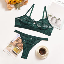 Load image into Gallery viewer, Lace Push Up Bra Lingerie Set
