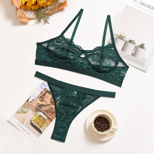 Lace Push Up Bra Lingerie Set