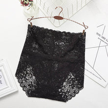 Load image into Gallery viewer, Floral Mesh High-Rise Full Lace Panties
