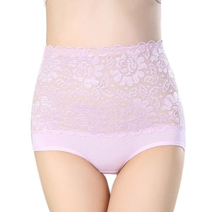 High Waist Lace Shaping Briefs