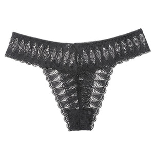 Sexy Mid-Rise Lace Thong