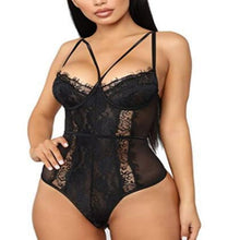 Load image into Gallery viewer, Strappy All Lace Bandage Bodysuit
